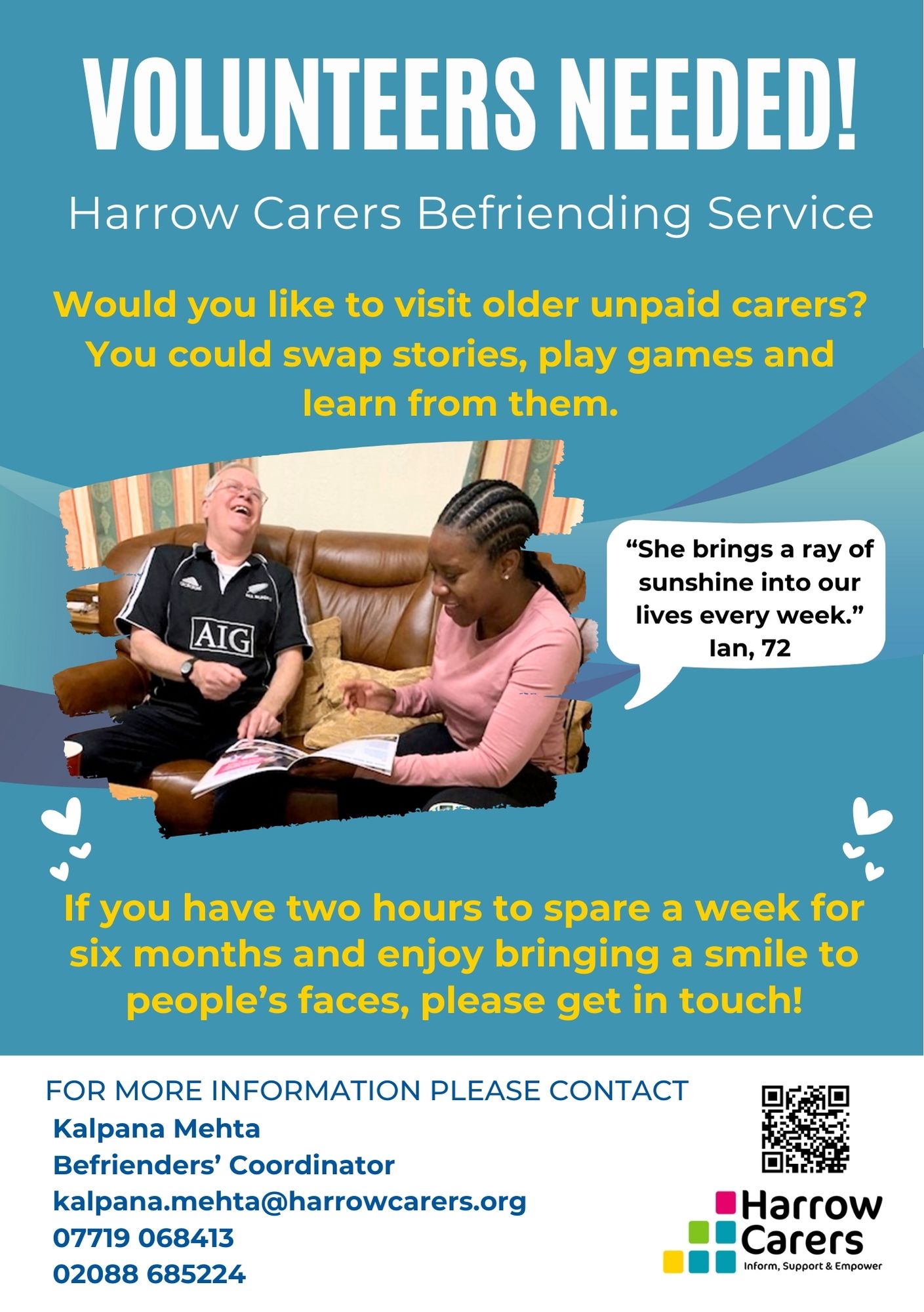 Harrow Carers Befriending Service