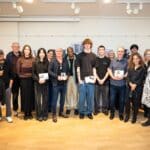 Group at awards evening